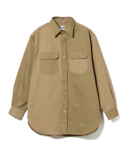 ▲＜UNISEX＞ARMY TWILL × B:MING by BEAMS / 別注 クレイジーパターン ワイドシルエットシャツ