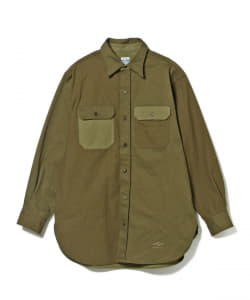 ▲＜UNISEX＞ARMY TWILL × B:MING by BEAMS / 別注 クレイジーパターン ワイドシルエットシャツ
