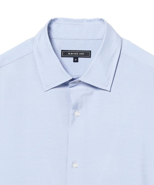 Plage Basic レギュラーカラーシャツ 形態安定 防汚 レギュラーカラーシャツ LES MUES ベーシック 白