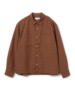 Check short shirt
