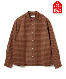 【+15%ポイントUP】チェック ショート シャツ