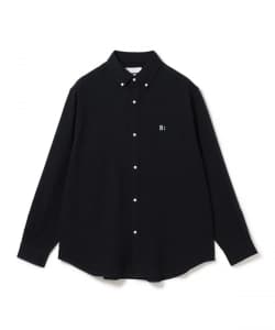 【+15%ポイントUP】ポリエステル ツイル ボタンダウン シャツ