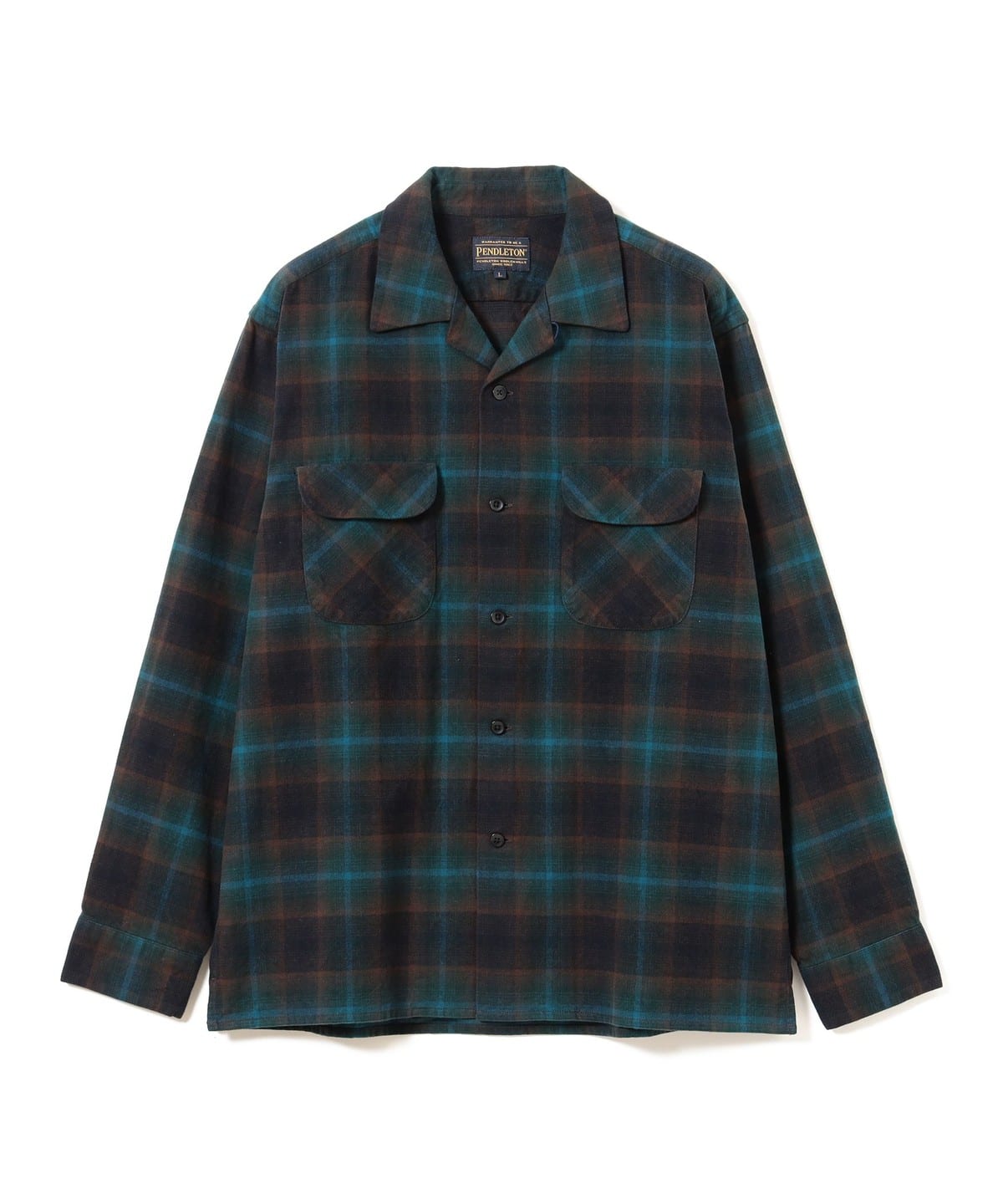 【+15%ポイントUP】【別注】PENDLETON ペンドルトン / チェック オープンカラー シャツ シャツ・ブラウス MEN NAVY L 【+15%ポイントUP】【別注】PENDLETON ペンドルトン / チェック オープンカラー シャツ シャツ・ブラウス MEN NAVY L