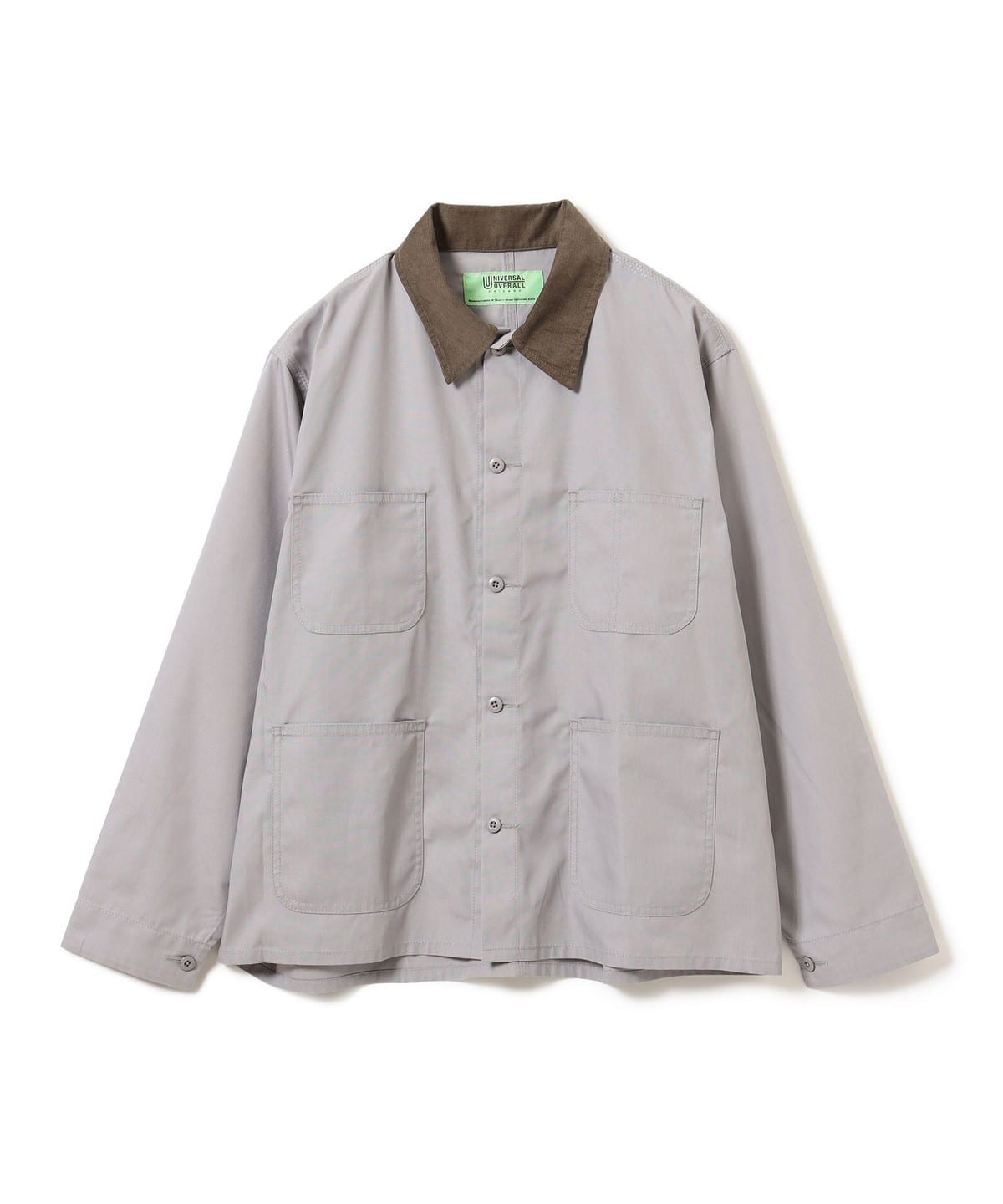 【+15%ポイントUP】【別注】UNIVERSAL OVERALL ユニバーサルオーバーオール / カバーオール ブルゾン MEN GREY S 【+15%ポイントUP】【別注】UNIVERSAL OVERALL ユニバーサルオーバーオール / カバーオール ブルゾン MEN GREY S