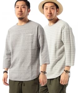 ▲B:MING by BEAMS / バックボーダーリバーシブルクルーTシャツ