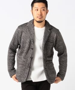 ▲B:MING by BEAMS / ヘリンボーンプリントフリースジャケット