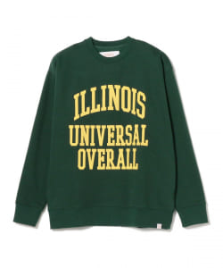 ▲【別注】UNIVERSAL OVERALL / カレッジプリント スウェットシャツ