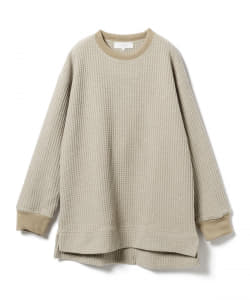 ▲B:MING by BEAMS / ビッグ ワッフル クルー スウェット
