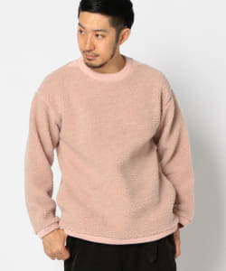 ▲B:MING by BEAMS / ボア ドロップショルダー クルーネック