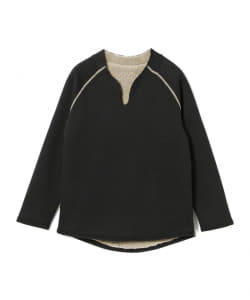 ▲B:MING by BEAMS / 裏ボア スリットネック スウェットシャツ
