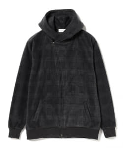 ▲B:MING by BEAMS / チェックプリント フリース ジップ パーカ