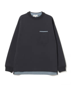 B:MING by BEAMS / ダブルフェイス クルーネック スウェットシャツ