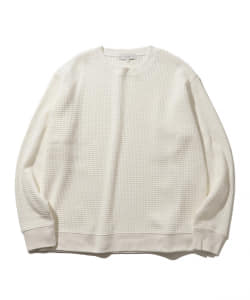 ▲B:MING by BEAMS / ビッグワッフル クルーネック スウェットシャツ
