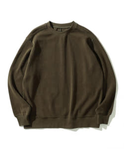 B:MING by BEAMS / ヘリンボーン裏毛 クルーネック スウェットシャツ