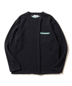 ▲B:MING by BEAMS / ダブルフェイス ネップ クルーネック スウェットシャツ