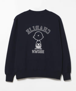 B:MING by BEAMS / ピーナッツ プリント クルーネック スウェットシャツ