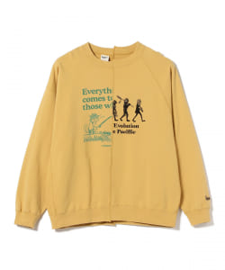 ▲【別注】Collegiate Pacific / ドッキング クルーネック スウェットシャツ