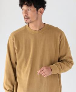 ▲カットコード 太衿 スウェットシャツ