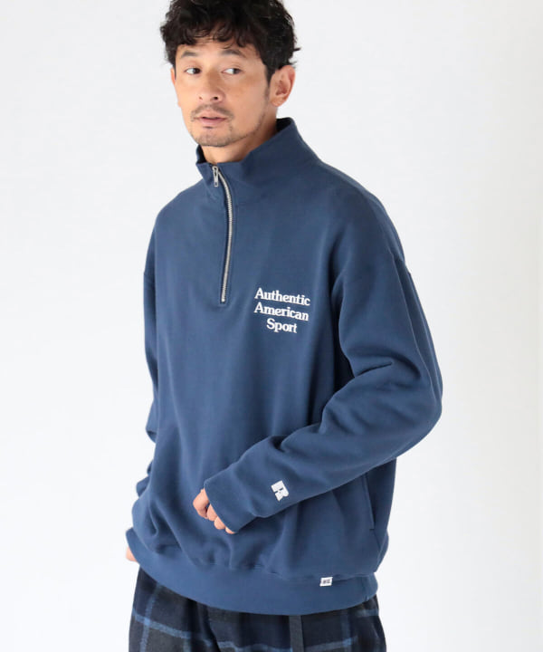 【UNION LAUNCH】別注 HALF ZIP スウェット