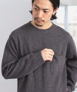 ▲ダブルフェイス ネップ クルーネック