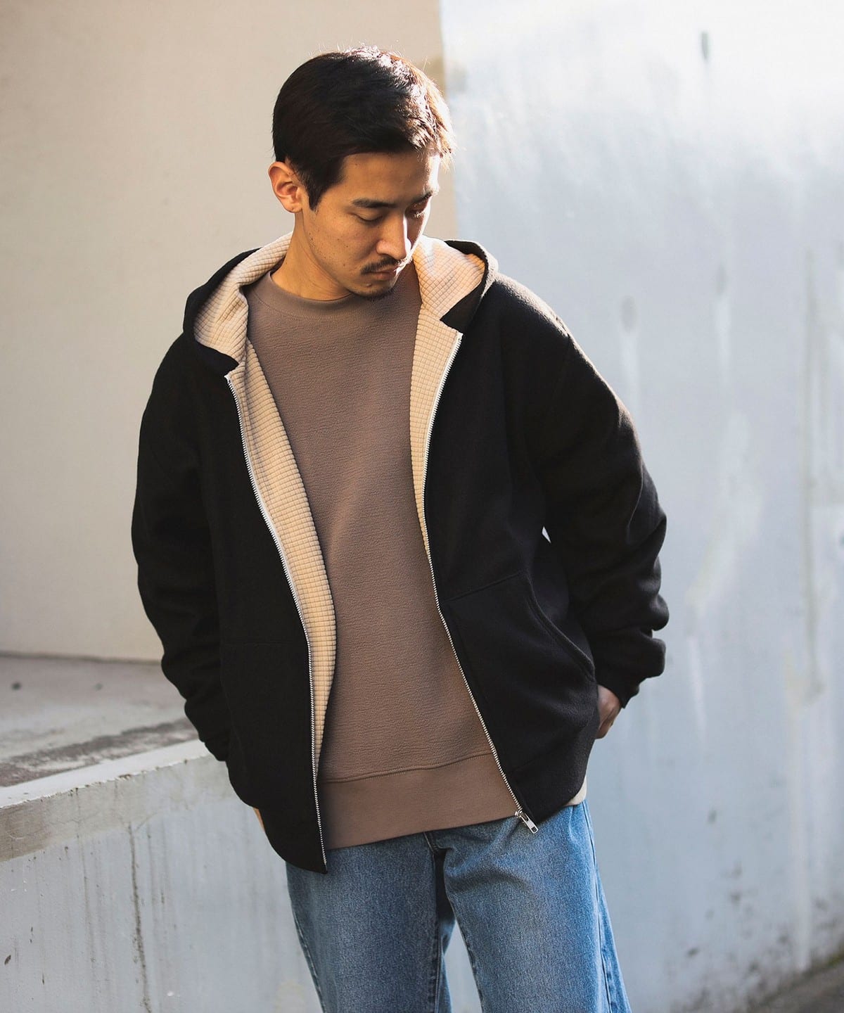 BURLAP OUTFITTER バーラップアウトフィッター / POLARTEC Fleece Zip Parka トップス MEN BLACK M BURLAP OUTFITTER バーラップアウトフィッター / POLARTEC Fleece Zip Parka トップス MEN BLACK M