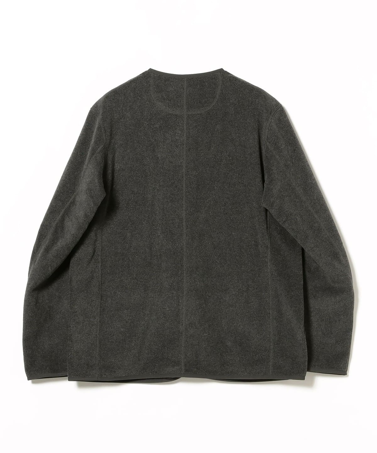 DANTON / collarless fleece cardigan - B:MING by BEAMS