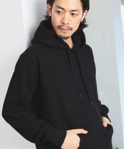 裏起毛 ワッフル プルオーバー パーカー