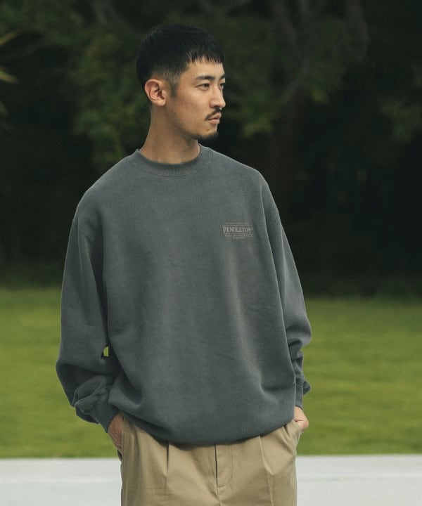 B:MING by BEAMS（ビーミング by ビームス）【別注】PENDLETON / ピグメント クルーネック スウェット（トップス スウェット ）通販｜BEAMS