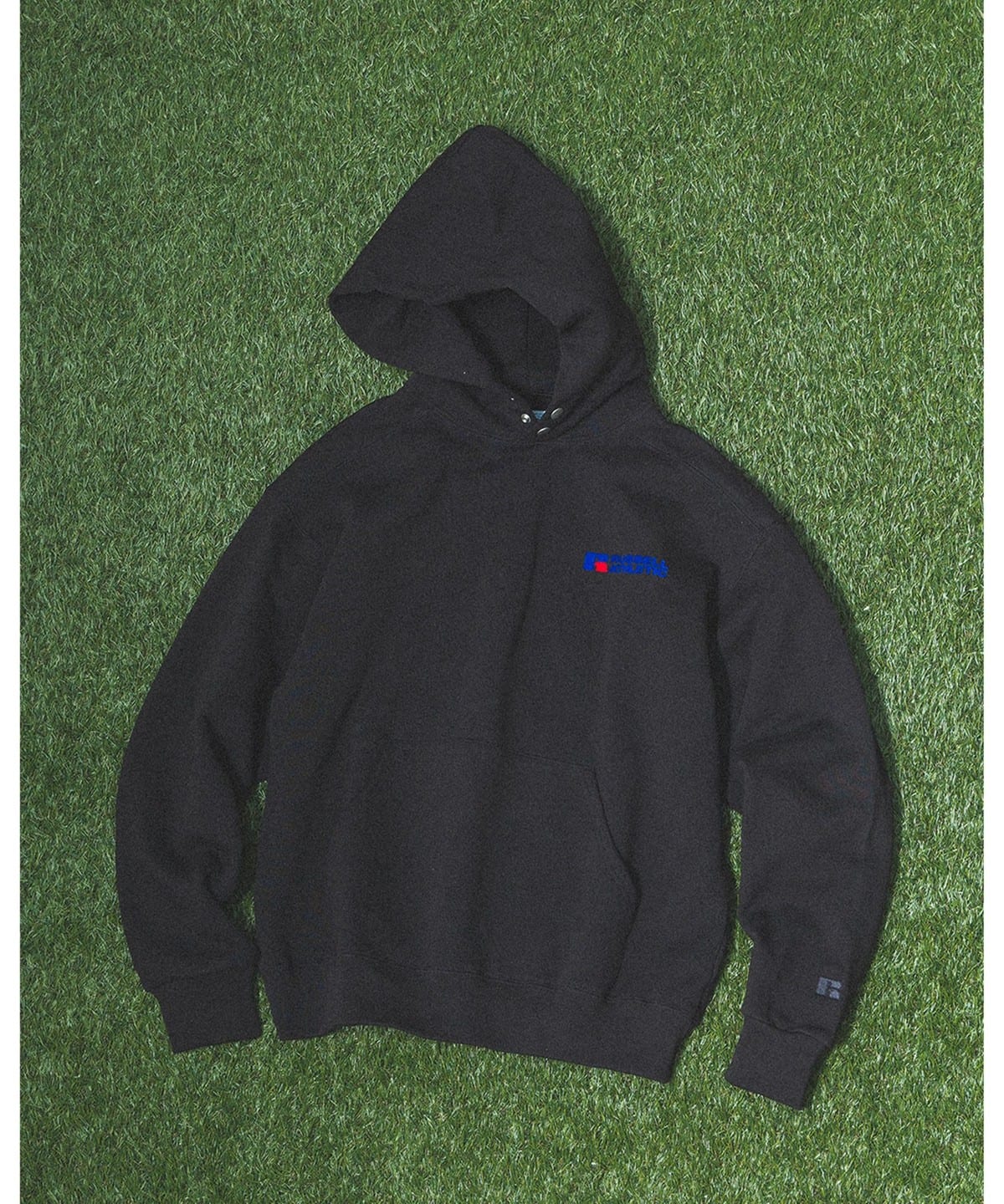 【別注】RUSSELL ATHLETIC ラッセルアスレチック / スナップ パーカー トップス MEN BLACK L 【別注】RUSSELL ATHLETIC ラッセルアスレチック / スナップ パーカー トップス MEN BLACK L