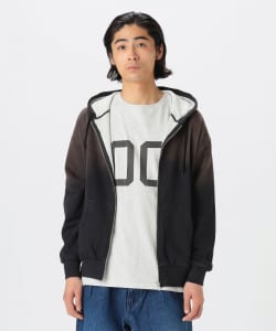 【別注】AIRTOWNE MILLS / フェード ジップ パーカー