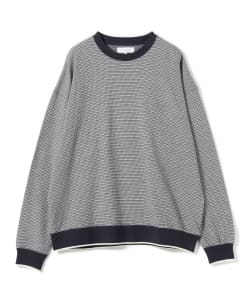 【+15%ポイントUP】バーズアイ ジャカード カットソー