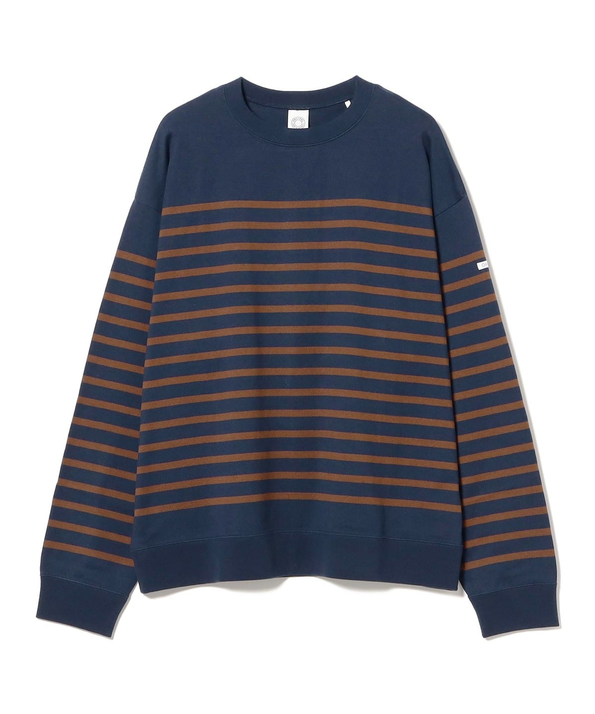 ORCIVAL オーシバル / Panel Border Sweatshirt Pullover トップス MEN NAVY×BROWN 4 ORCIVAL オーシバル / Panel Border Sweatshirt Pullover トップス MEN NAVY×BROWN 4