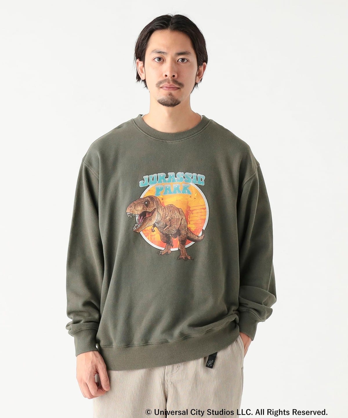 【別注 】UNIVERSAL / プリント スウェット トップス MEN CHARCOAL. G XL 【別注 】UNIVERSAL / プリント スウェット トップス MEN CHARCOAL. G XL