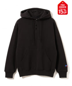 【+15%ポイントUP】【別注】RUSSELL ATHLETIC / ヘンリーネック パーカー