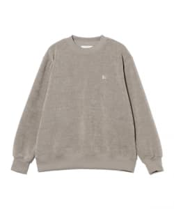 刺繍 モール クルーネック スウェット