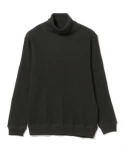▲JE MORGAN / ワッフル タートルネック スウェットシャツ