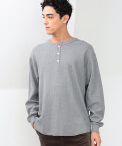 ▲B:MING by BEAMS / ヘビージャカード ヘンリーネック カットソー
