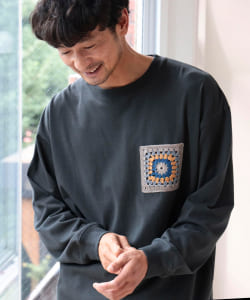 ▲B:MING by BEAMS / クロッシェポケット カットソー