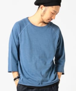 ▲B:MING by BEAMS / プレーティングクルー7分袖Tシャツ