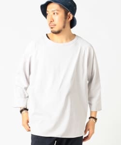 ▲B:MING by BEAMS / プレーティングクルー7分袖Tシャツ