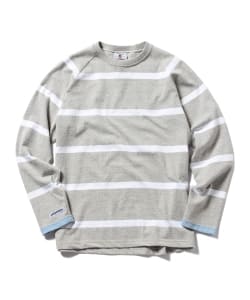 ▲BARBARIAN × B:MING by BEAMS / 別注 ボーダー ラガー シャツ