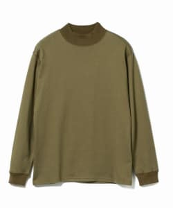 ▲B:MING by BEAMS / ニットリブ モックネック カットソー