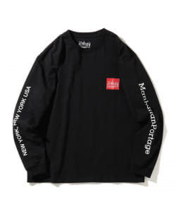 ▲Manhattan Portage / ロングスリーブ ロゴ Tシャツ
