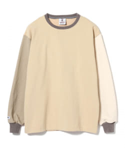 ▲BARBARIAN × B:MING by BEAMS / 別注 パネル クレイジーパターン カットソー