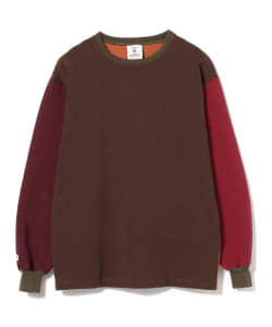 ▲BARBARIAN × B:MING by BEAMS / 別注 パネル クレイジーパターン カットソー