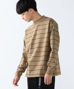 ▲B:MING by BEAMS / ポンチ ボーダー モックネック カットソー 20