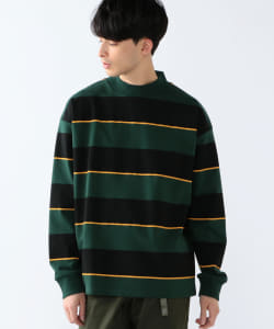 ▲B:MING by BEAMS / ポンチ ボーダー モックネック カットソー 20