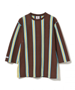 ▲BARBARIAN × B:MING by BEAMS / 別注 ストライプ 7分袖 カットソー