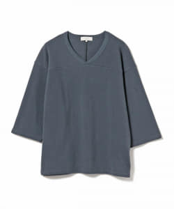 ▲B:MING by BEAMS / 7分袖 Vネック フットボールTシャツ