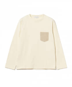 ▲B:MING by BEAMS / フェイクファーポケット カットソー